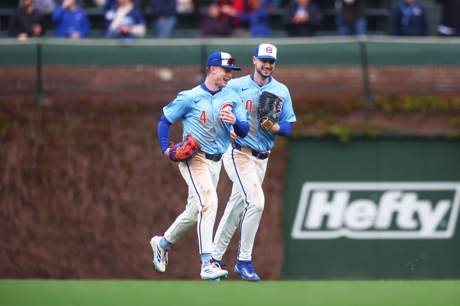 Pete Crow-Armstrong and Kyle Tucker in action for the Chicago Cubs - Source: Getty